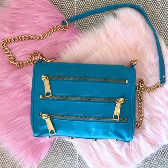 Rebecca Minkoff Handbags - Rebecca Minkoff Mini 5 Zip Crossbody Bag